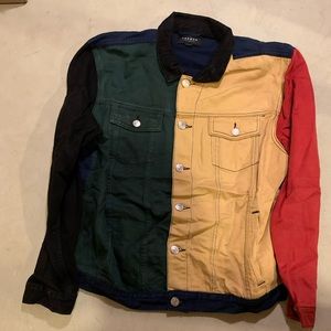 Pacsuns Denim Colourblock Jacket